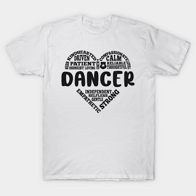 Dancer love T-Shirt by SerenityByAlex